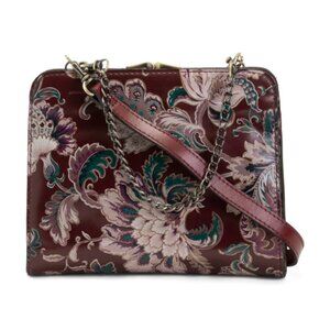 PATRICIA NASH Leather Evangeline Frame Crossbody Bag